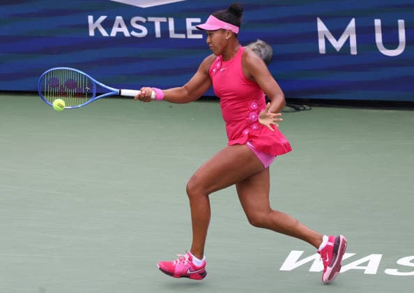 August 1, 2026, Washington, Columbia, USA: NAOMI OSAKA of Japan during the match against A. Eala of Philippines in semi-finals of Mubadala Washington DC, USA. Washington USA - ZUMAc278 20260801_zsp_c278_032 Copyright: xMarcinxCholewinskix
