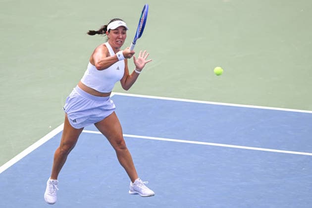 August 1, 2026, Washington, D.C, U.S: JESSIA PEGULA hits a forehand during her semifinal win over Diana Schnaider at the Rock Creek Tennis Center. Washington U.S - ZUMAg196 20260801_zap_g196_009 Copyright: xKylexGustafsonx