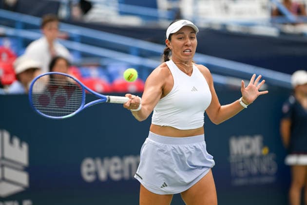 August 1, 2026, Washington, D.C, U.S: JESSIA PEGULA hits a forehand during her semifinal win over Diana Schnaider at the Rock Creek Tennis Center. Washington U.S - ZUMAg196 20260801_zap_g196_014 Copyright: xKylexGustafsonx