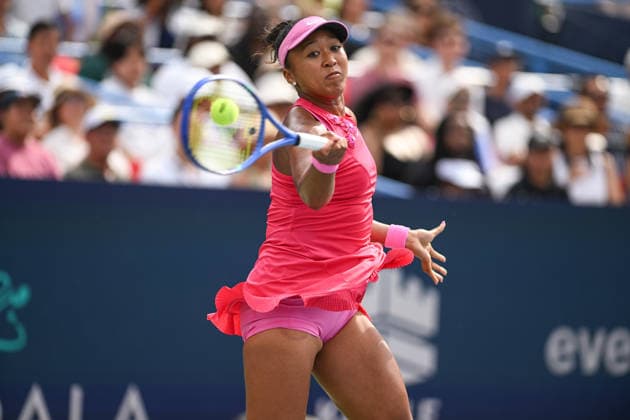 August 1, 2026, Washington, D.C, U.S: NAOMI OSAKA hits a forehand during her semifinal loss against Alexandra Eala at the Rock Creek Tennis Center. Washington U.S - ZUMAg196 20260801_zap_g196_015 Copyright: xKylexGustafsonx