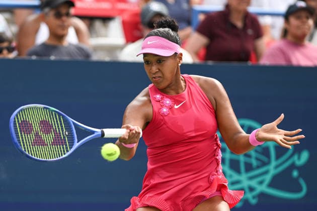 August 1, 2026, Washington, D.C, U.S: NAOMI OSAKA hits a forehand during her semifinal loss against Alexandra Eala at the Rock Creek Tennis Center. Washington U.S - ZUMAg196 20260801_zap_g196_016 Copyright: xKylexGustafsonx