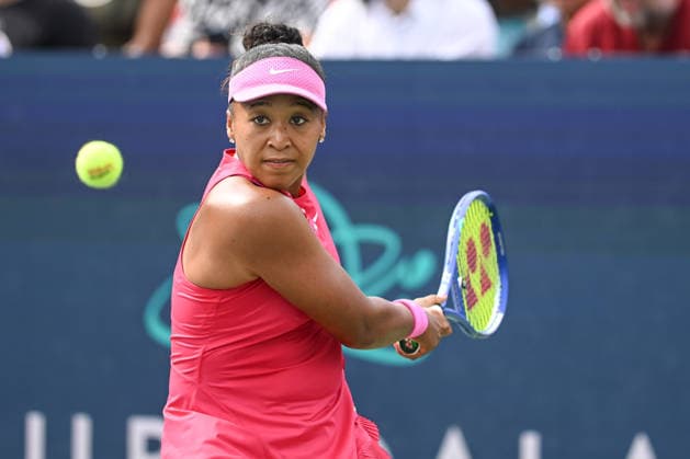 August 1, 2026, Washington, D.C, U.S: NAOMI OSAKA hits a backhand during her semifinal loss against Alexandra Eala at the Rock Creek Tennis Center. Washington U.S - ZUMAg196 20260801_zap_g196_027 Copyright: xKylexGustafsonx