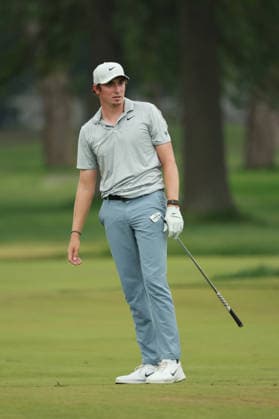 Rocket Classic DETROIT, MICHIGAN - AUGUST 1: Ben James of the United States plays his fairway shot on the 17th hole during the third round of the Rocket Classic 2026 at the Detroit Country Club in Detroit, Michigan, MI, USA Saturday, August 1, 2026. Detroit Michigan United States  Copyright: xJorgexLemusx originalFilename:lemus-rocketcl260801_npOOR.jpg