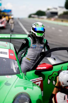 AUTO - IMSA - ROAD AMERICA 2026 KING Harry (gbr), AO Racing, Porsche 911 GT3 R (992.2), portrait during the Motul SportsCar Endurance Grand Prix, 8th round of the 2026 IMSA WeatherTech SportsCar Championship, from July 31 to August 2, 2026 on the Road America Circuit in Elkhart Lake, Wisconsin, United States of America - Elkhart LakeUnited States  Copyright: xFabrizioxBoldonix
