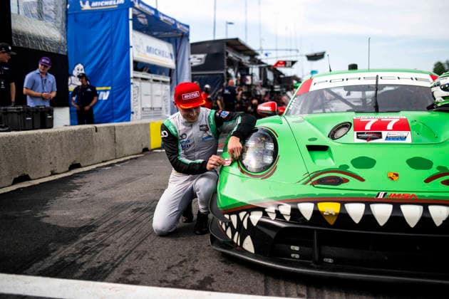 AUTO - IMSA - ROAD AMERICA 2026 KING Harry (gbr), AO Racing, Porsche 911 GT3 R (992.2), portrait during the Motul SportsCar Endurance Grand Prix, 8th round of the 2026 IMSA WeatherTech SportsCar Championship, from July 31 to August 2, 2026 on the Road America Circuit in Elkhart Lake, Wisconsin, United States of America - Elkhart LakeUnited States  Copyright: xFabrizioxBoldonix