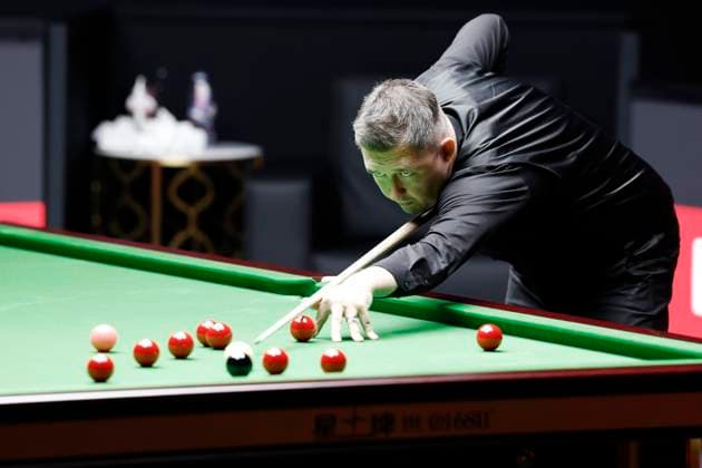 SHANGHAI, CHINA - AUGUST 01: Kyren Wilson of England plays a shot in the Semifinal match against Zhao Xintong of China on Day 6 of the 2026 Snooker Shanghai Masters at Luwan Gymnasium on August 1, 2026 in Shanghai, China.  Copyright: xChinaxNewsxServicex 111657639419