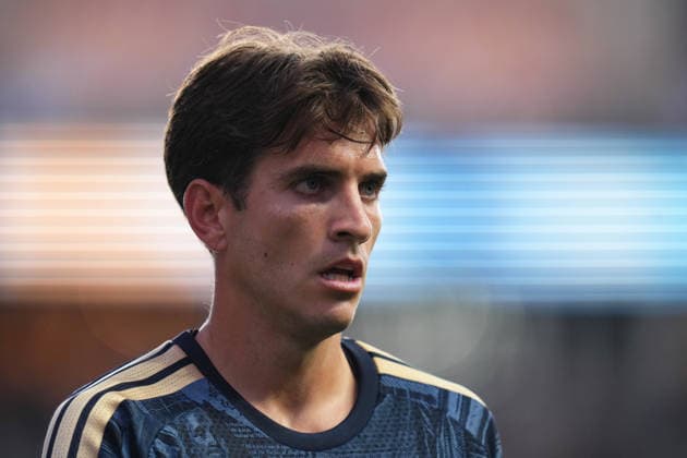 August 01, 2026: Philadelphia Union Forward Milan Iloski (10) walks on the field during the first half of an MLS, Fussball Herren, USA match against Atlanta United at Subaru Park in Chester, Pennsylvania. CSM Chester United States of America - ZUMAc04_ 20260801_zma_c04_153 Copyright: xKylexRoddenx