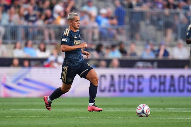 August 01, 2026: Philadelphia Union Midfielder Cavan Sullivan (6) controls the ball during the first half of an MLS, Fussball Herren, USA match against Atlanta United at Subaru Park in Chester, Pennsylvania. CSM Chester United States of America - ZUMAc04_ 20260801_zma_c04_157 Copyright: xKylexRoddenx