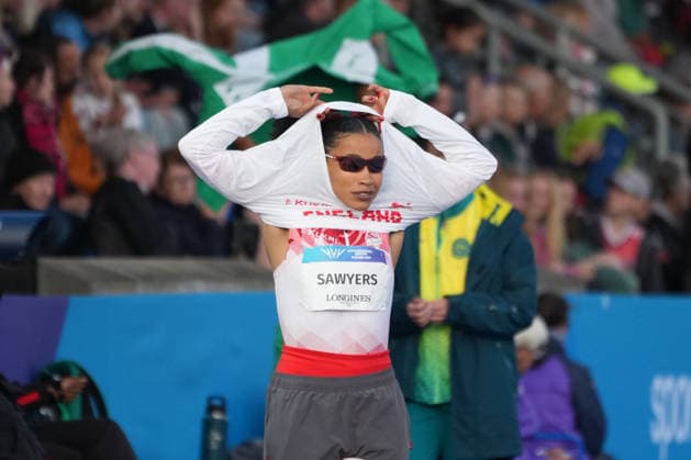 RECORD DATE NOT STATED 1st August 2026; Glasgow, Scotland; 2026 Commonwealth Games, Day Ten; Jazmin Sawyers of England during the Womens Long Jump final AlecxBrown