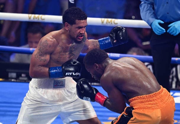 Charles Conwell vs. Paul Kroll in Las Vegas LAS VEGAS, NEVADA - AUG 1: Charles Conwell (in orange short) and Paul Kroll (in white short) exchange punches during their super welterweight title fight on Saturday night at The Theater Virgin Hotel in Las Vegas, Nevada, United States on August 1, 2026 on the undercard of Lamont Roach s and William Zepeda s clash for the WBC World Lightweight championship. Tayfun Coskun Anadolu Nevada United States. Editorial use only. Please get in touch for any other usage.  Copyright: x2026xAnadoluxTayfunxCoskunx
