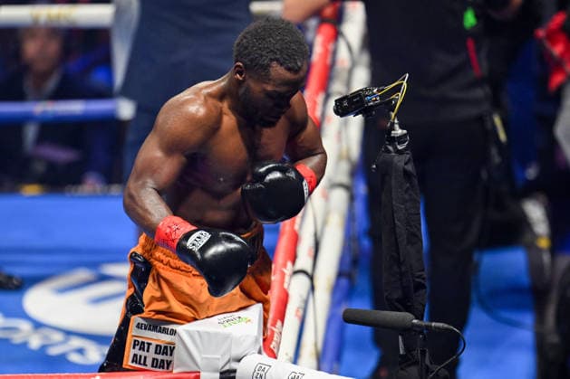 Charles Conwell vs. Paul Kroll in Las Vegas LAS VEGAS, NEVADA - AUG 1: Charles Conwell reacts after he knocked Paul Kroll (not seen) out in the round 9 during their super welterweight title fight on Saturday night at The Theater Virgin Hotel in Las Vegas, Nevada, United States on August 1, 2026 on the undercard of Lamont Roach s and William Zepeda s clash for the WBC World Lightweight championship. Tayfun Coskun Anadolu Nevada United States. Editorial use only. Please get in touch for any other usage.  Copyright: x2026xAnadoluxTayfunxCoskunx