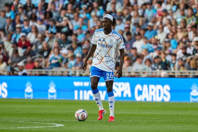 August 1, 2026, St. Paul, Minnesota, United States: San Diego FC defender MANU DUAH (26) looks on from the field. Minnesota United hosted San Diego August 1st. The teams faced off at Allianz Field in St. Paul, Minnesota. The teams drew 1-1. St. Paul United States - ZUMAt166 20260801_zsp_t166_005 Copyright: xMichaelxTurnerx
