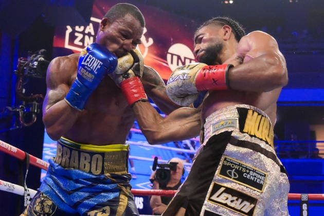 August 1, 2026, Las Vegas, Nevada, USA: RAYMOND MURATALLA ( 25-0-17KOs) of Fontana, CA defeats ROBSON CONCEICAO (21-4-1-27KOs) of Salvador, Brazil by a unanimous decision during Golden Boy promotion at the Virgin Hotel in Las Vegas. Las Vegas USA - ZUMAo117 20260801_zsp_o117_022 Copyright: xMikaelxOnax