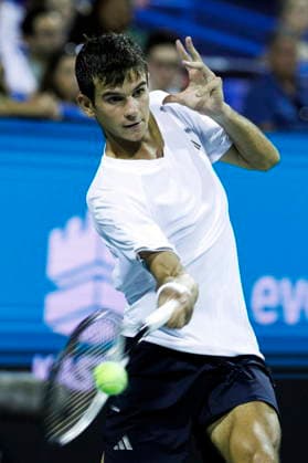 Mubadala Citi DC Tennis Open Rafael Jodar of Spain in action against Alejandro Tabilo of Chile during their semi final match at the Mubadala Citi DC OpenIn Washington, DC, USA, 01 August 2026. WASHINGTON, DC DC UNITED STATES  Copyright: xWILLxOLIVERx