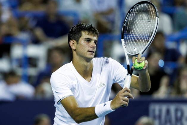 Mubadala Citi DC Tennis Open Rafael Jodar of Spain in action against Alejandro Tabilo of Chile during their semi final match at the Mubadala Citi DC OpenIn Washington, DC, USA, 01 August 2026. WASHINGTON, DC DC UNITED STATES  Copyright: xWILLxOLIVERx