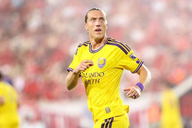 match between New York Red Bulls and Orlando for the MLS, Fussball Herren, USA Griffin Dorsey of Orlando during a match between the New York Red Bulls and Orlando City for the MLS (Major League Soccer) at the Sports Illustrated Stadium in Harrison, New Jersey, United States on the evening of Saturday, August 1, 2026. HARRISON sports illustrated stadium NJ UNITED STATES Copyright: xWILLIAMxVOLCOVx