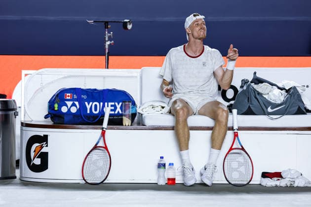 LOS CABOS TENNIS OPEN 2026 LOS CABOS TENNIS OPEN 2026 ARTHUR GEA VS DENIS SHAPOVALOV 01082026 LOS CABOS, MEXICO. Action photo of Denis Shapovalov of Canada, during the singles final match at the Los Cabos Tennis Open 2026 at the Cabo Sports Complex in Baja California, Mexico. Foto de accion de Denis Shapovalov de Canada, durante juego de la final de singles del Los Cabos Tennis Open 2026 celebrado en el Cabo Sports Complex en Baja California, Mexico. PHOTO BY IMAGENSHOP AGENCIA FOTOGRAFICA LOS CABOS BAJA CALIFORNIA MEXICO *** LOS CABOS TENNIS OPEN 2026 LOS CABOS TENNIS OPEN 2026 ARTHUR GEA VS DENIS SHAPOVALOV 01 08 2026 LOS CABOS, MEXICO Action photo of Denis Shapovalov of Canada during the singles final match at the 2026 Los Cabos Tennis Open at the Cabo Sports Complex in Baja California, Mexico Action photo of Denis Shapovalov of Canada, during the singles final match of the 2026 Los Cabos Tennis Open held at the Cabo Sports Complex in Baja California, Mexico PHOTO BY IMAGENSHOP PHOTO AGENCY LOS CABOS BAJA CALIFORNIA MEXICO Copyright: xIMAGENSHOPxAGENCIAxFOTOGRAFICAx