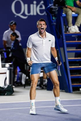 LOS CABOS TENNIS OPEN 2026 LOS CABOS TENNIS OPEN 2026 ARTHUR GEA VS DENIS SHAPOVALOV 01082026 LOS CABOS, MEXICO. Action photo of Arthur Gea of France, during the singles final match at the Los Cabos Tennis Open 2026 at the Cabo Sports Complex in Baja California, Mexico. Foto de accion de Arthur Gea de Francia, durante juego de la final de singles del Los Cabos Tennis Open 2026 celebrado en el Cabo Sports Complex en Baja California, Mexico. PHOTO BY IMAGENSHOP AGENCIA FOTOGRAFICA LOS CABOS BAJA CALIFORNIA MEXICO *** LOS CABOS TENNIS OPEN 2026 LOS CABOS TENNIS OPEN 2026 ARTHUR GEA VS DENIS SHAPOVALOV 01 08 2026 LOS CABOS, MEXICO Action photo of Arthur Gea of France during the singles final match at the 2026 Los Cabos Tennis Open at the Cabo Sports Complex in Baja California, Mexico Action photo of Arthur Gea of France, during the singles final match of the 2026 Los Cabos Tennis Open held at the Cabo Sports Complex in Baja California, Mexico PHOTO BY IMAGENSHOP PHOTO AGENCY LOS CABOS BAJA CALIFORNIA MEXICO Copyright: xIMAGENSHOPxAGENCIAxFOTOGRAFICAx