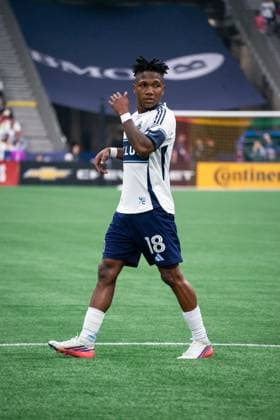 VANCOUVER, CANADA - AUGUST 1: Edier Ocampo of Vancouver Whitecaps FC in action during the Major League Soccer match between Vancouver Whitecaps FC and Los Angeles FC at BC Place Stadium on August 1, 2026 in Vancouver, British Columbia, Canada.  Copyright: xAmyxElle SPPx Sportspressphoto_SPR199365