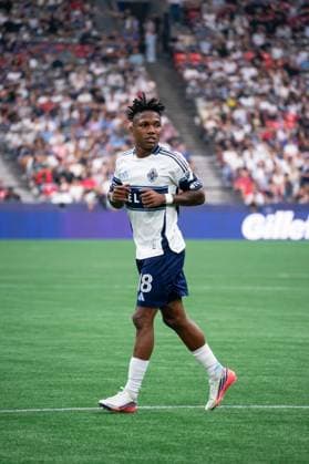 VANCOUVER, CANADA - AUGUST 1: Edier Ocampo of Vancouver Whitecaps FC in action during the Major League Soccer match between Vancouver Whitecaps FC and Los Angeles FC at BC Place Stadium on August 1, 2026 in Vancouver, British Columbia, Canada.  Copyright: xAmyxElle SPPx Sportspressphoto_SPR199366