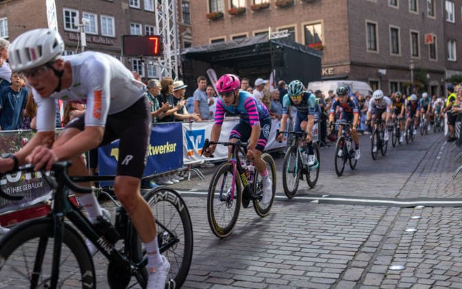 Radsport, 2. Bocholter Nacht, Strassenrennen, 01.08.2026, Ausrichter RC77 Bocholt Elite Bocholt Innenstadt Deutschland *** Cycling, 2nd Bocholt Night, Road Race, August 1, 2026, Organizer: RC77 Bocholt Elite, Bocholt City Center, Germany 260801_rr_rc77-bocholt_2-bcoholter-nacht_53468