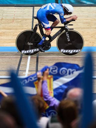 Glasgow 2026 Commonwealth Games Picture by Alex Whitehead SWpix.com - 02 08 2026 - Glasgow 2026 Commonwealth Games - Track cycling, Rad, Radsport, Bahnrad, Bahn and Para Track Cycling - Sir Chris Hoy Velodrome, Glasgow, Scotland - Men s C1-C3 3000m Individual Pursuit Qualifying - Finlay Graham of Scotland Glasgow Sir Chris Hoy Velodrome Scotland Copyright: x xSWpix.comx(t axPhotographyxHubxLtd)xAlexxWhitehead SWpix.comx SWP-3030-17499