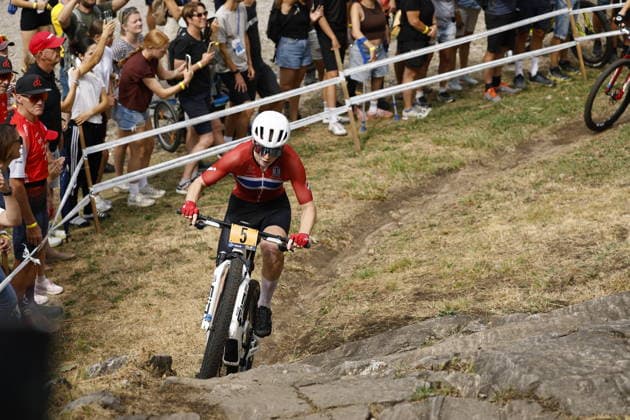 02.08.2026, Monteceneri, Monte Ceneri, 2026 UEC MTB European Championship, EM, Europameisterschaft XCO Women U23 s Final (cross country olympic) Lisa Kristine Jorde 5 (NOR) Monteceneri Monte Ceneri Ticino Switzerland *** August 2, 2026, Monteceneri, Monte Ceneri, 2026 UEC MTB European Championship XCO Women U23 Final, Cross Country Olympic, Lisa Kristine Jorde, 5, NOR, Monteceneri, Monte Ceneri, Ticino, Switzerland Copyright: xJustPictures.ch FrancescoxMinghettix jp-en-FrMi-_NG_0168