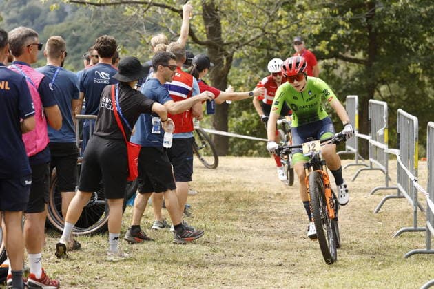 02.08.2026, Monteceneri, Monte Ceneri, 2026 UEC MTB European Championship, EM, Europameisterschaft XCO Women U23 s Final (cross country olympic) MaruÅ¡a Tereza Å erkezi 12 (SLO) Monteceneri Monte Ceneri Ticino Switzerland *** August 2, 2026, Monteceneri, Monte Ceneri, 2026 UEC MTB European Championship XCO Women U23 Final, Cross-Country Olympic, Maruöa Tereza äerkezi, 12, SLO, Monteceneri, Monte Ceneri, Ticino, Switzerland Copyright: xJustPictures.ch FrancescoxMinghettix jp-en-FrMi-_NG_0235
