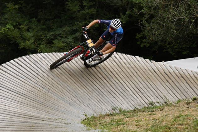 02.08.2026, Monteceneri, Monte Ceneri, 2026 UEC MTB European Championship, EM, Europameisterschaft XCO Women U23 s Final (cross country olympic) Valentina Corvi 1 (ITA) Monteceneri Monte Ceneri Ticino Switzerland *** August 2, 2026, Monteceneri, Monte Ceneri, 2026 UEC MTB European Championship XCO Women U23 Final, Cross-Country Olympic, Valentina Corvi, 1st, ITA, Monteceneri, Monte Ceneri, Ticino, Switzerland Copyright: xJustPictures.ch FrancescoxMinghettix jp-en-FrMi-_NG_0410