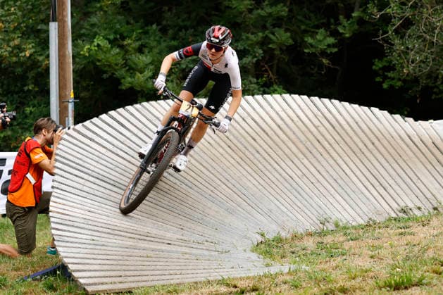 02.08.2026, Monteceneri, Monte Ceneri, 2026 UEC MTB European Championship, EM, Europameisterschaft XCO Women U23 s Final (cross country olympic) Lara Liehner 21 (SUI) Monteceneri Monte Ceneri Ticino Switzerland *** August 2, 2026, Monteceneri, Monte Ceneri, 2026 UEC MTB European Championship XCO Women U23 Final, Cross Country Olympic, Lara Liehner, 21, SUI, Monteceneri, Monte Ceneri, Ticino, Switzerland Copyright: xJustPictures.ch FrancescoxMinghettix jp-en-FrMi-_NG_0504