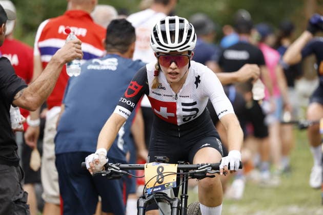 02.08.2026, Monteceneri, Monte Ceneri, 2026 UEC MTB European Championship, EM, Europameisterschaft XCO Women U23 s Final (cross country olympic) Elina Benoit 8 (SUI) Monteceneri Monte Ceneri Ticino Switzerland *** August 2, 2026, Monteceneri, Monte Ceneri, 2026 UEC MTB European Championship XCO Women U23 Final, Cross Country Olympic, Elina Benoit 8 SUI, Monteceneri, Monte Ceneri, Ticino, Switzerland Copyright: xJustPictures.ch FrancescoxMinghettix jp-en-FrMi-_NG_0602