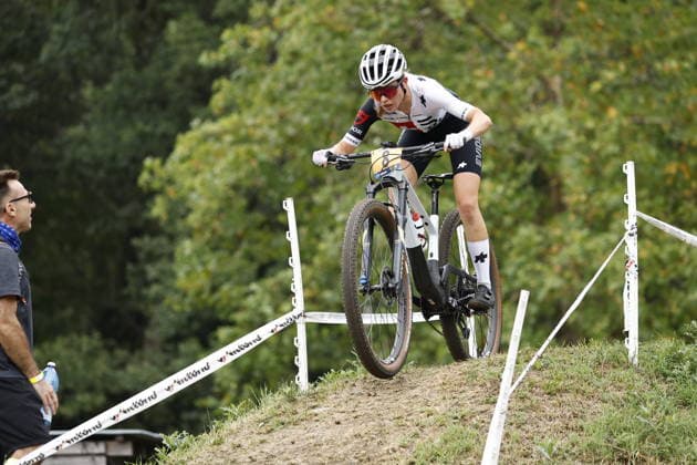 02.08.2026, Monteceneri, Monte Ceneri, 2026 UEC MTB European Championship, EM, Europameisterschaft XCO Women U23 s Final (cross country olympic) Elina Benoit 8 (SUI) Monteceneri Monte Ceneri Ticino Switzerland *** August 2, 2026, Monteceneri, Monte Ceneri, 2026 UEC MTB European Championship XCO Women U23 Final, Cross Country Olympic, Elina Benoit 8 SUI, Monteceneri, Monte Ceneri, Ticino, Switzerland Copyright: xJustPictures.ch FrancescoxMinghettix jp-en-FrMi-_NG_0708