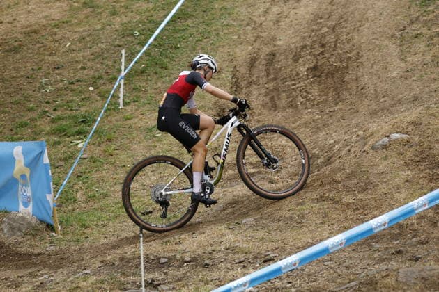 02.08.2026, Monteceneri, Monte Ceneri, 2026 UEC MTB European Championship, EM, Europameisterschaft XCO Women U23 s Final (cross country olympic) Anina Hutter 7 (SUI) Monteceneri Monte Ceneri Ticino Switzerland *** August 2, 2026, Monteceneri, Monte Ceneri, 2026 UEC MTB European Championship XCO Women U23 Final, Cross Country Olympic, Anina Hutter 7 SUI, Monteceneri, Monte Ceneri, Ticino, Switzerland Copyright: xJustPictures.ch FrancescoxMinghettix jp-en-FrMi-_NG_0812