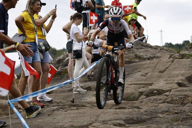 02.08.2026, Monteceneri, Monte Ceneri, 2026 UEC MTB European Championship, EM, Europameisterschaft XCO Women U23 s Final (cross country olympic) Fiona Schibler 2 (SUI) Monteceneri Monte Ceneri Ticino Switzerland *** August 2, 2026, Monteceneri, Monte Ceneri, 2026 UEC MTB European Championship XCO Women U23 Final, Cross Country Olympic, Fiona Schibler, 2nd, SUI, Monteceneri, Monte Ceneri, Ticino, Switzerland Copyright: xJustPictures.ch FrancescoxMinghettix jp-en-FrMi-_NG_0823