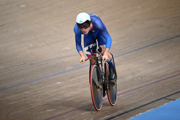 Glasgow 2026 Commonwealth Games Picture by Olly Hassell SWpix.com - 02 08 2026 - Glasgow 2026 Commonwealth Games - Track cycling, Rad, Radsport, Bahnrad, Bahn and Para Track Cycling - Sir Chris Hoy Velodrome, Glasgow, Scotland - Men s 1000m Time Trial Final - Michael Gill of Scotland Glasgow Sir Chris Hoy Velodrome Scotland Copyright: x xSWpix.comx(t axPhotographyxHubxLtd)xOllyxHassell SWpix.comx SWP-3030-17526