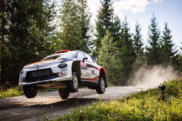 AUTO - WRC, Motorsport Rallye, WM - RALLY FINLAND 2026 37 Pablo SARRAZIN, Yannick ROCHE, Lancia Ypsilon HF, action during the 2026 Rally Finland, 10th round of the 2026 WRC World Rally Car Championship, from July 30 to August 2, 2026 at Jyvaskyla, Finland - JyvaskylaFinland  Copyright: xNikosxKatikisx