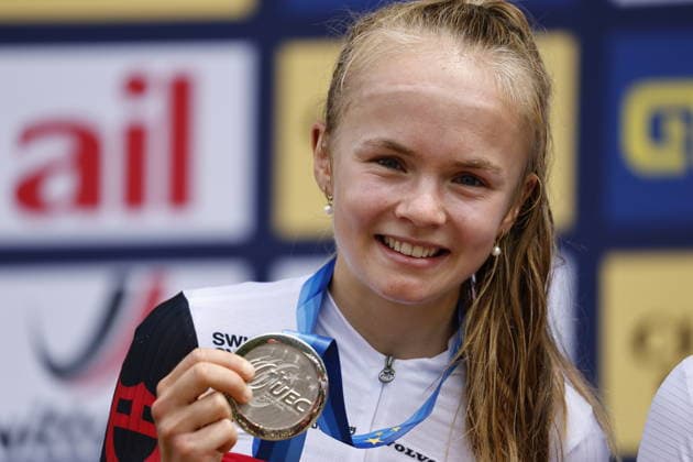 02.08.2026, Monteceneri, Monte Ceneri, 2026 UEC MTB European Championship, EM, Europameisterschaft XCO Women U23 s Final (cross country olympic) Fiona Schibler 2 (SUI) 2nd place and silver medal Monteceneri Monte Ceneri Ticino Switzerland *** August 2, 2026, Monteceneri, Monte Ceneri, 2026 UEC MTB European Championship XCO Women U23 Final, Cross-Country Olympic, Fiona Schibler (2 SUI), 2nd place and silver medal, Monteceneri, Monte Ceneri, Ticino, Switzerland Copyright: xJustPictures.ch FrancescoxMinghettix jp-en-FrMi-_NG_1311