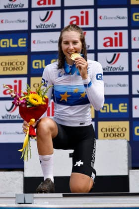 02.08.2026, Monteceneri, Monte Ceneri, 2026 UEC MTB European Championship, EM, Europameisterschaft XCO Women U23 s Final (cross country olympic) Anina Hutter 7 (SUI), 1st place, European Champion and gold medal Monteceneri Monte Ceneri Ticino Switzerland *** August 2, 2026, Monteceneri, Monte Ceneri, 2026 UEC MTB European Championship XCO Women U23 Final, Cross-Country Olympic, Anina Hutter 7 SUI, 1st place, European Champion and gold medal, Monteceneri, Monte Ceneri, Ticino, Switzerland Copyright: xJustPictures.ch FrancescoxMinghettix jp-en-FrMi-_NG_1344