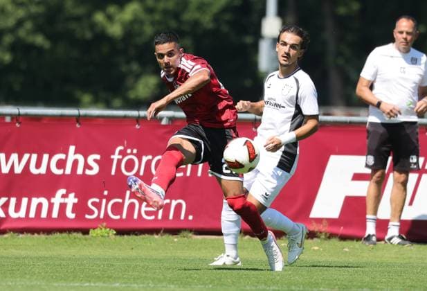 02.08.2026 - Fussball - Saison 2026 2027 - Testspiel Freundschaftsspiel Vorbereitungsspiel: 1. FC Nürnberg Nuernberg FCN ( Club ) - FSV Frankfurt - Sportfoto Zink DaMa - xdaxmax - Ioannis Masouras (21, 1. FC Nürnberg FCN ) *** August 2, 2026 Soccer Season 2026–2027 Exhibition Match Friendly Match Preseason Match 1 FC Nuremberg Nuremberg FCN Club FSV Frankfurt Sports Photo Zink DaMa xdaxmax Ioannis Masouras 21, 1 FC Nuremberg FCN