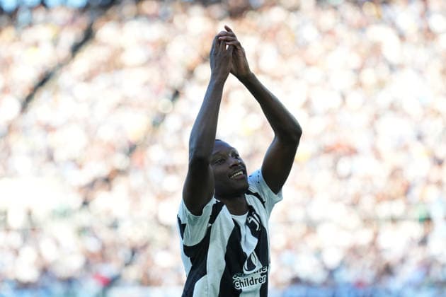 Juventus Randal Kolo Muani celebrates after scoring during the Serie A EniLive soccer match between Lazio and Juventus at the Rome s Olympic stadium, Italy - Saturday May 10, 2025 - Soccer ( Photo by Alfredo Falcone LaPresse )  Copyright: xAlfredoxFalcone LaPressex
