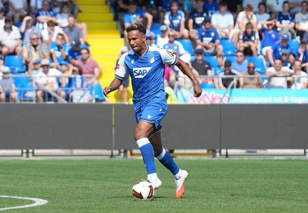 Testspiel, TSG Hoffenheim vs Karlsruher SC 01.08.2024, Dietmar-Hopp-Stadion, Hoffenheim, Testspiel, TSG Hoffenheim vs Karlsruher SC , Bambase Conte (Hoffenheim) Hoffenheim Dietmar-Hopp-Stadion Baden-Wuerttemberg Deutschland *** Friendly Match, TSG Hoffenheim vs. Karlsruher SC, August 1, 2024, Dietmar Hopp Stadium, Hoffenheim, Friendly Match, TSG Hoffenheim vs. Karlsruher SC, Bambase Conte, Hoffenheim, Dietmar Hopp Stadium, Baden-Württemberg, Germany Copyright: xNordphotox xBraticx