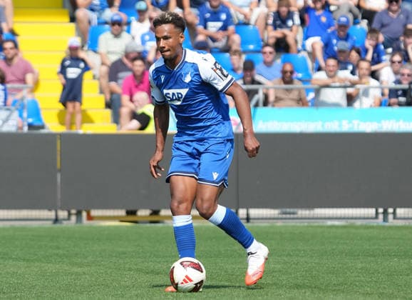 Testspiel, TSG Hoffenheim vs Karlsruher SC 01.08.2024, Dietmar-Hopp-Stadion, Hoffenheim, Testspiel, TSG Hoffenheim vs Karlsruher SC , Bambase Conte (Hoffenheim) Hoffenheim Dietmar-Hopp-Stadion Baden-Wuerttemberg Deutschland *** Friendly Match, TSG Hoffenheim vs. Karlsruher SC, August 1, 2024, Dietmar Hopp Stadium, Hoffenheim, Friendly Match, TSG Hoffenheim vs. Karlsruher SC, Bambase Conte, Hoffenheim, Dietmar Hopp Stadium, Baden-Württemberg, Germany Copyright: xNordphotox xBraticx