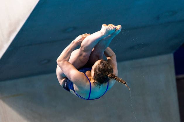 SWIMMING - EAC 2026 PARIS,FRANCE,02.AUG.26 - SWIMMING - European Aquatics Championships Paris 2026, diving, 1m springboard, women. Image shows Lena Hentschel (GER).  GEPAxpictures xPhilippxBrem