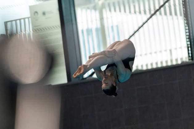 SWIMMING - EAC 2026 PARIS,FRANCE,02.AUG.26 - SWIMMING - European Aquatics Championships Paris 2026, diving, 1m springboard, women. Image shows Michelle Heimberg (SUI).  GEPAxpictures xPhilippxBrem