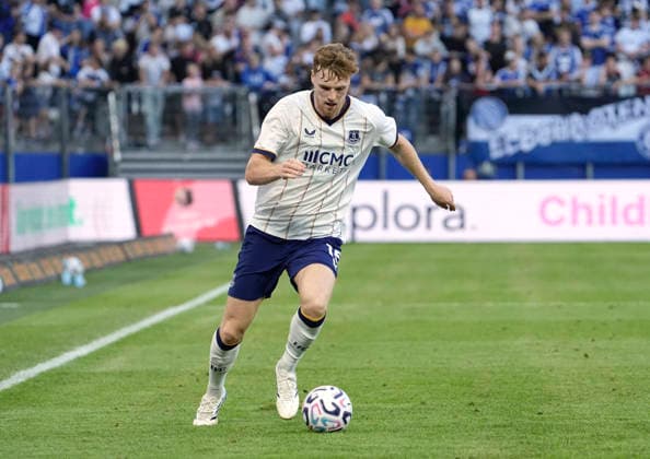 Foto : Jake O™Brien (Everton) HSV Saisoneröffnung am Sa. 01.08.2026 Fussball Testspiel der Herren Hamburger SV - FC Everton *** Photo: Jake O’Brien, Everton vs. HSV Season Opener on Sat, Aug. 1, 2026 Men’s Soccer Friendly Match: Hamburger SV vs. Everton FC