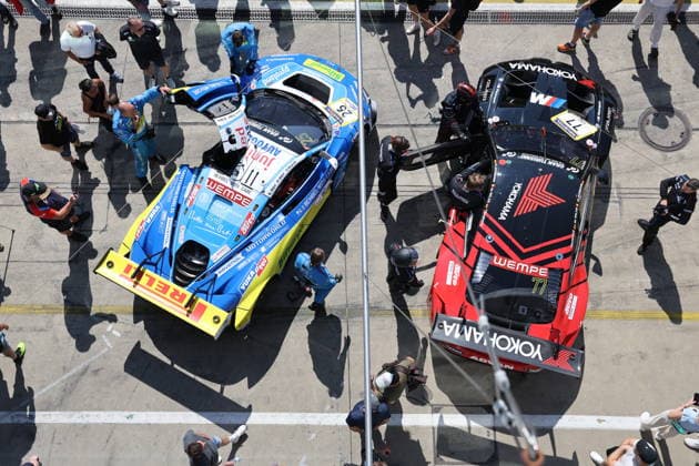 RECORD DATE NOT STATED 25 Ben Doerr (Butzbach GER) Phil Doerr (Butzbach GER) Volker Strycek (Dehrn GER), McLaren 720S GT3, Team: Doerr Motorsport (GER) und 77 Jens Klingmann (Ismaningen GER) Ugo de Wilde (BEL) Tim Tramnitz (Hamburg GER), BMW M4 GT3 EVO, Team: Schubert Motorsport (GER) GER, Motorsport, Nuerburgring Langstrecken Serie 2026, NLS, 6h ADAC Ruhr-Pokal-Rennen, Rennen 7, Nuerburgring, Deutschland, Rheinland-Pfalz, 01.08.2026 GER, Motorsport, Nuerburgring Langstrecken Serie 2026, NLS, 6h ADAC Ruhr-Pokal-Rennen, Rennen 7, Nuerburgring, Deutschland, Rheinland-Pfalz, 01.08.2026 Nuerburg *** 25 Ben Doerr, Butzbach, GER; Phil Doerr, Butzbach, GER; Volker Strycek, Dehrn, GER, McLaren 720S GT3, Team Doerr Motorsport GER and 77 Jens Klingmann Ismaningen GER Ugo de Wilde BEL Tim Tramnitz Hamburg GER, BMW M4 GT3 EVO, Team Schubert Motorsport GER GER, Motorsports, Nürburgring Endurance Series 2026, NLS, 6h ADAC Ruhr Cup Race, Race 7, Nürburgring, Germany, Rhineland-Palatinate, August 1, 2026 GER, Motorsports, 2026 Nürburgring Endurance Series, NLS, 6h ADAC Ruhr Cup Race, Race 7, Nürburgring, Germany, Rhineland-Palatinate, August 1, 2026 Nürburg Copyright: xEibner-Pressefoto JuergenxAugstx EP_JAT