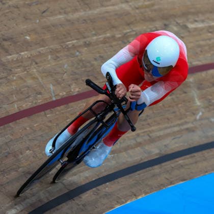 2nd August 2026; Glasgow, Scotland; 2026 Commonwealth Games, Final Day; Sir Chris Hoy Velodrome, Track cycling, Rad, Radsport, Bahnrad, Bahn Mens C1-C3 3000m Individual Pursuit Qualifying, Matthew Robinson (ENG) C2 RogerxEvans