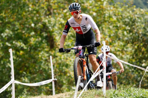 02.08.2026, Monteceneri, Monte Ceneri, 2026 UEC MTB European Championship, EM, Europameisterschaft XCO Women Elite s Final (cross country olympic) Ronja Blöchinger 6 (SUI) and Alessandra Keller 2 (SUI) Monteceneri Monte Ceneri Ticino Switzerland *** August 2, 2026, Monteceneri, Monte Ceneri, 2026 UEC MTB European Championship XCO Women s Elite Final, Cross Country Olympic: Ronja Blöchinger (6, SUI) and Alessandra Keller (2, SUI), Monteceneri, Monte Ceneri, Ticino, Switzerland Copyright: xJustPictures.ch FrancescoxMinghettix jp-en-FrMi-_NG_1754