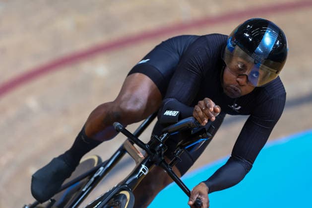 RECORD DATE NOT STATED 2nd August 2026; Glasgow, Scotland; 2026 Commonwealth Games, Final Day; Sir Chris Hoy Velodrome, Track cycling, Rad, Radsport, Bahnrad, Bahn Mens 1000m Time Trial, Atiba Quildan (ANT) RogerxEvans