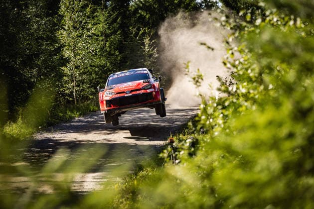 AUTO - WRC, Motorsport Rallye, WM - RALLY FINLAND 2026 99 Oliver SOLBERG, Elliott EDMONDSON, Toyota GR Yaris Rally1, action during the 2026 Rally Finland, 10th round of the 2026 WRC World Rally Car Championship, from July 30 to August 2, 2026 at Jyvaskyla, Finland - JyvaskylaFinland  Copyright: xNikosxKatikisx